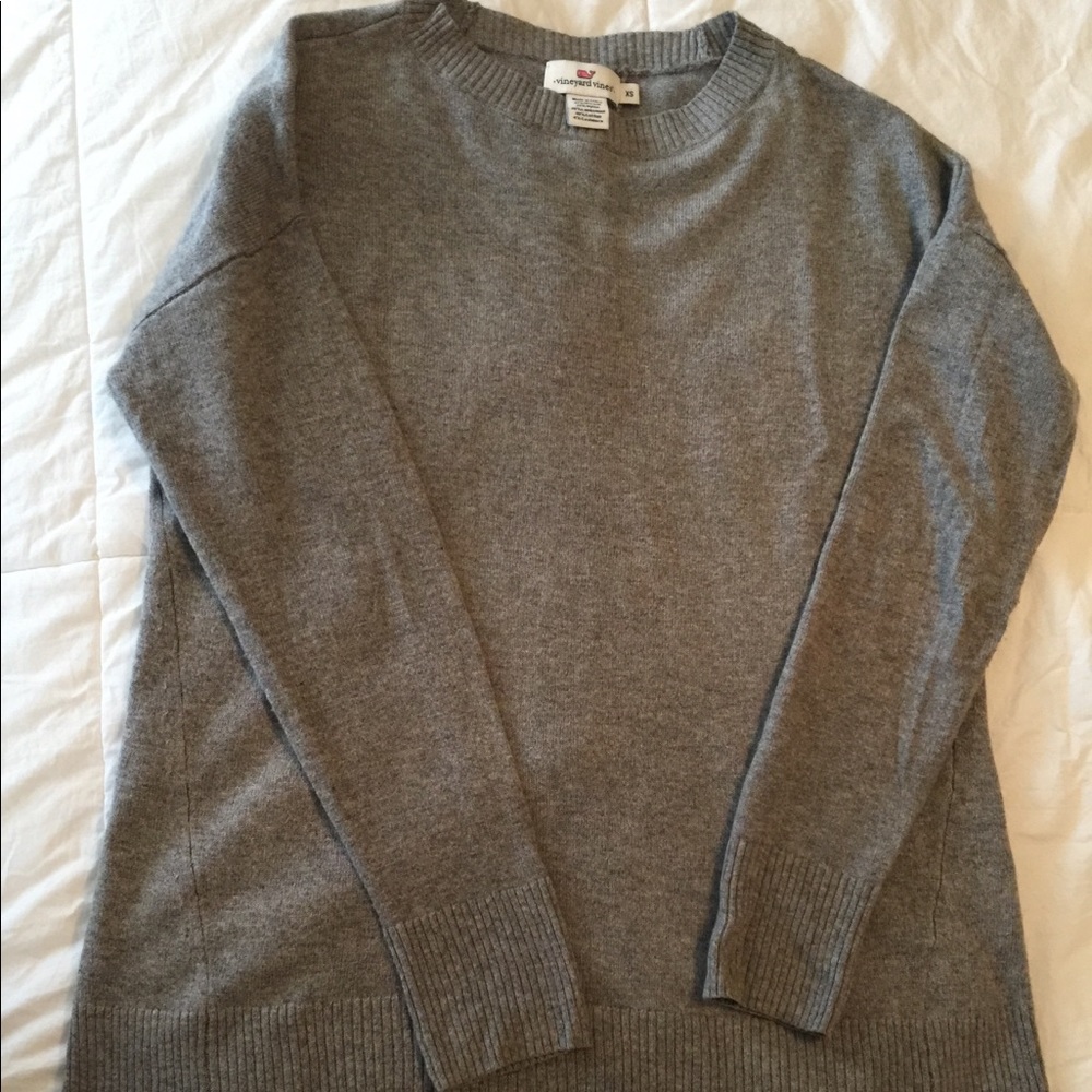 Vineyard Vines gray sweater xs
